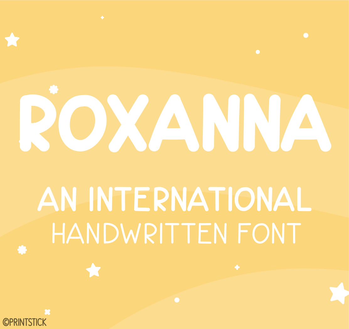 Cute Font for Digital Planning - Roxanna